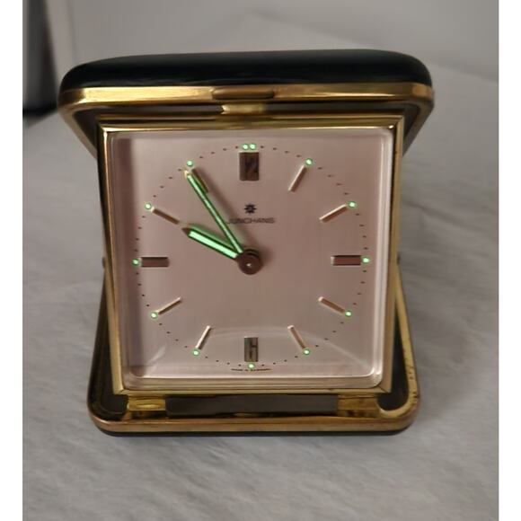 Vintage Junghans Travel Alarm Clock Tested Made In Germany Pre-owned - Picture 3 of 8